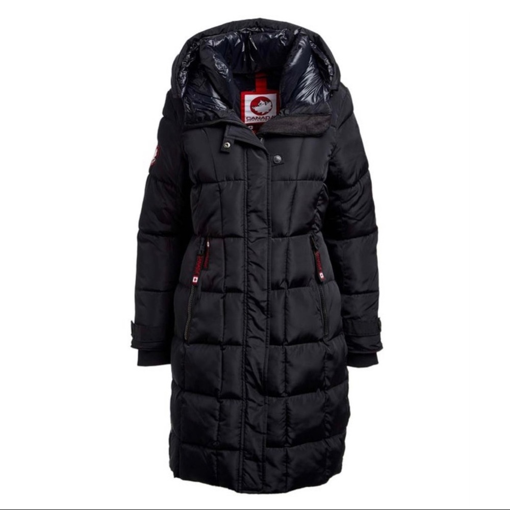 Long Hooded Puffer Coat